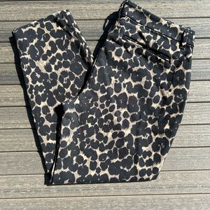 Old Navy “Harper” Leopard Print Stovepipe Ankle Pant
